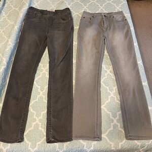 Kids' Dark and Light Gray Jeans bundle